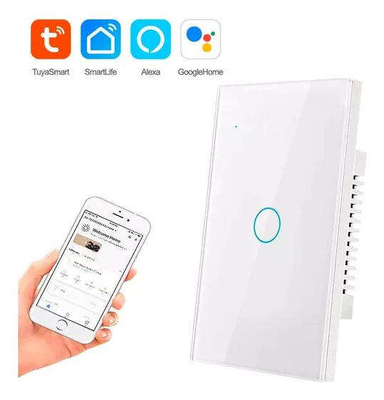 Tecla Smart Tactil Wifi Inteligente 4 Luz Alexa Siri Google. — imagen 3