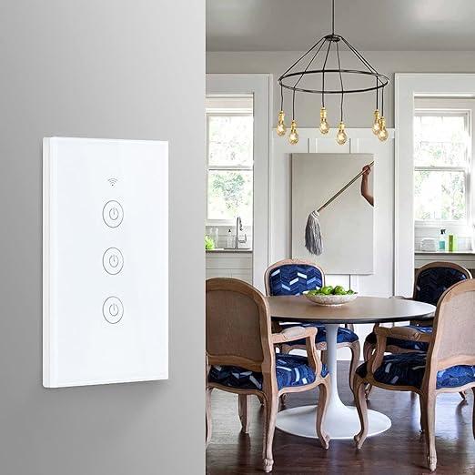 Tecla Smart Tactil Wifi Inteligente 4 Luz Alexa Siri Google. — imagen 2