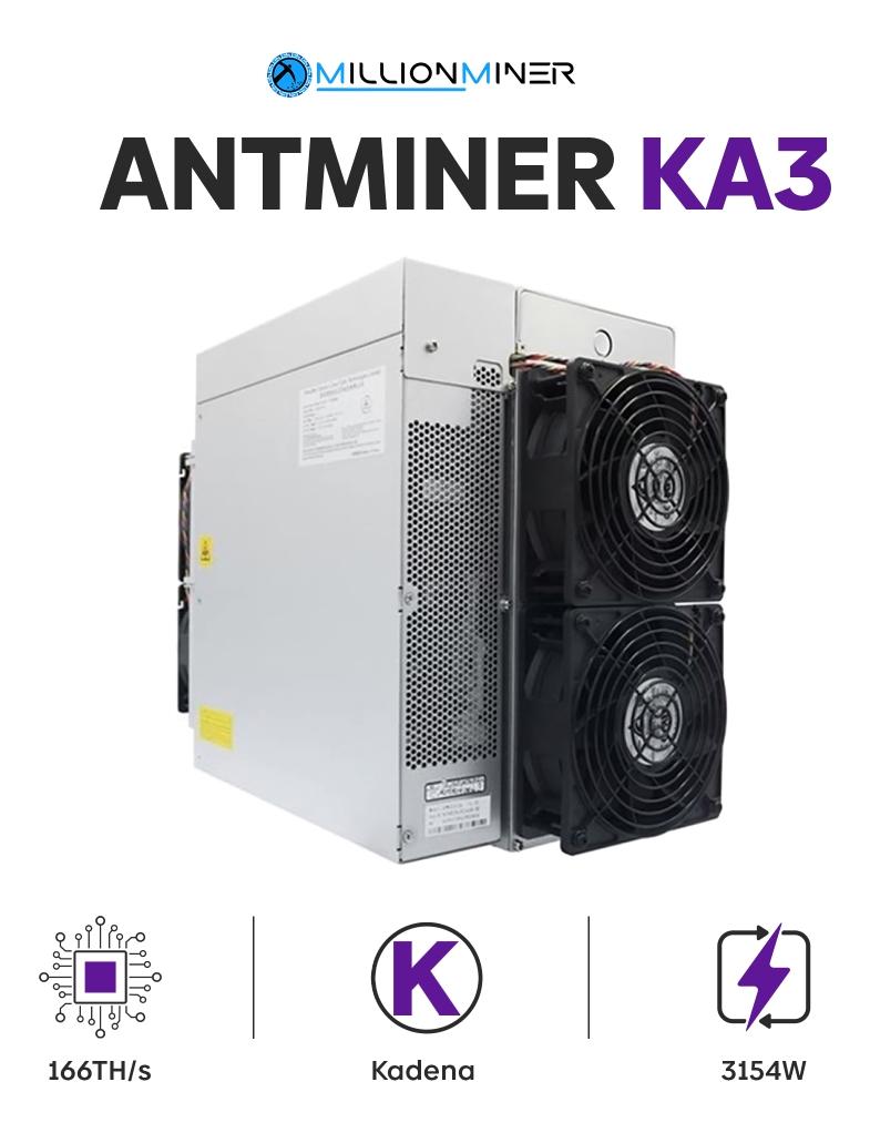 Antminer Ka3 , Asics, 166 Ths. La Mas Potente En Kda — imagen 2