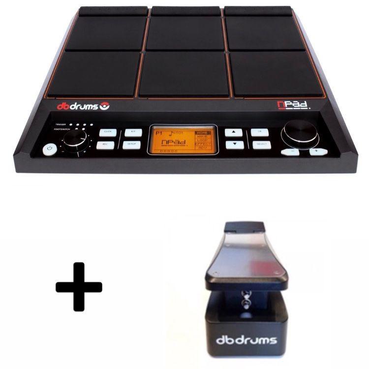 Combo nPad. Multi Sample pad. 512 + Pedal de Footswitch — imagen 1