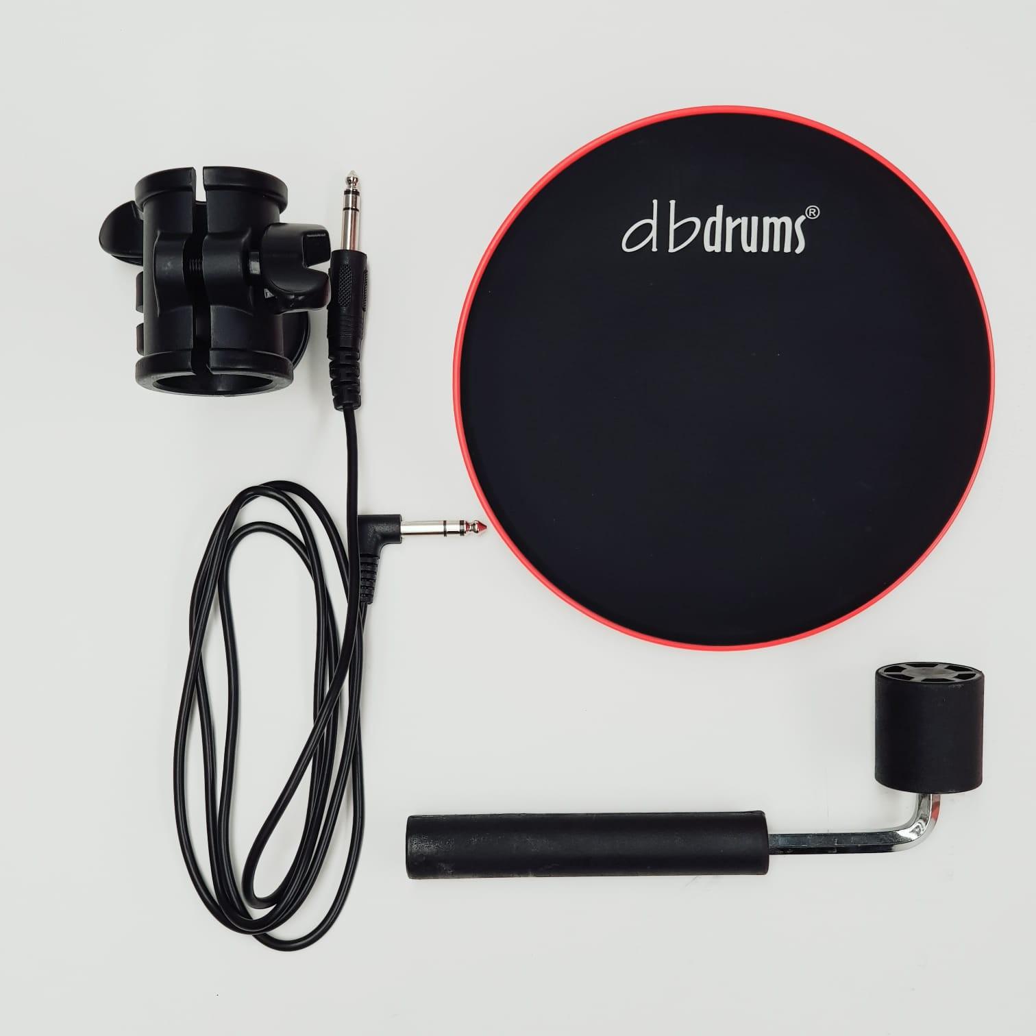 Combo Pad goma Bateria 7.5 simple zona/Clamp/Holder/Cable — imagen 1