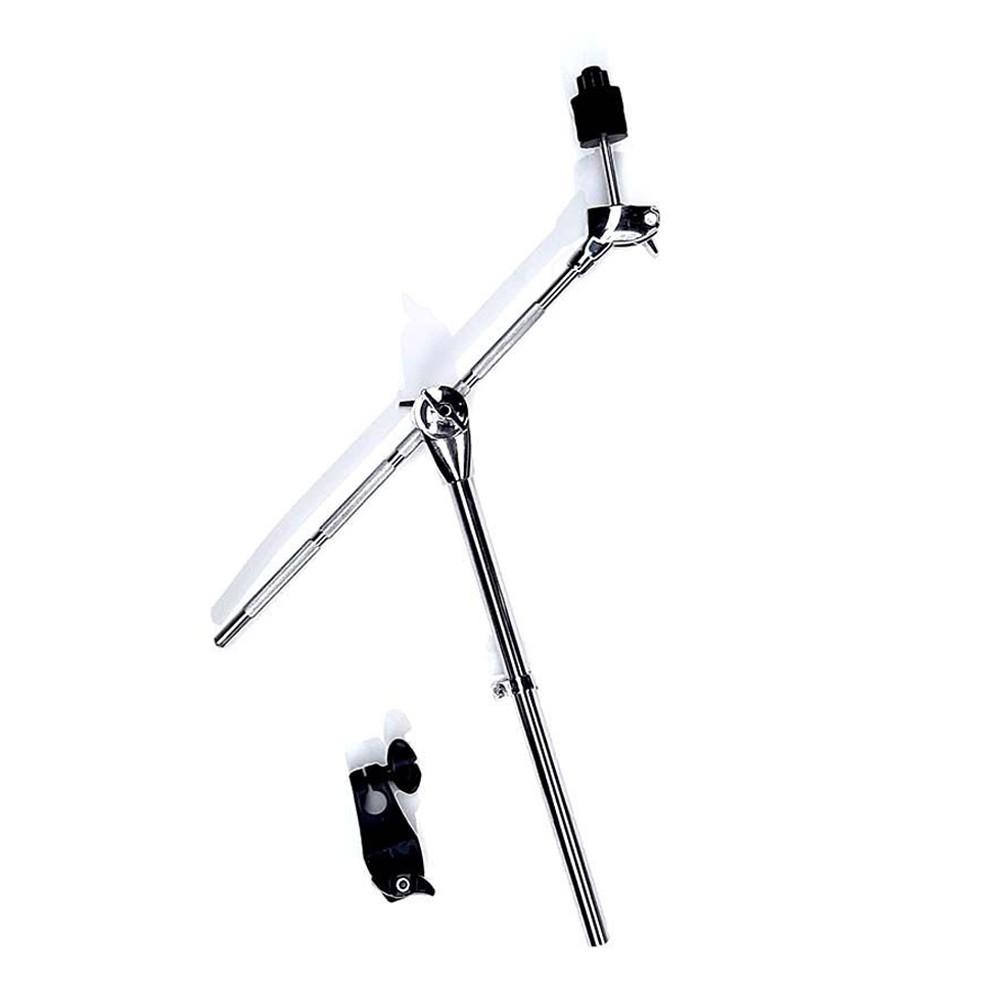 Combo Miniboom Jirafa cromado + clamp 19mm — imagen 1