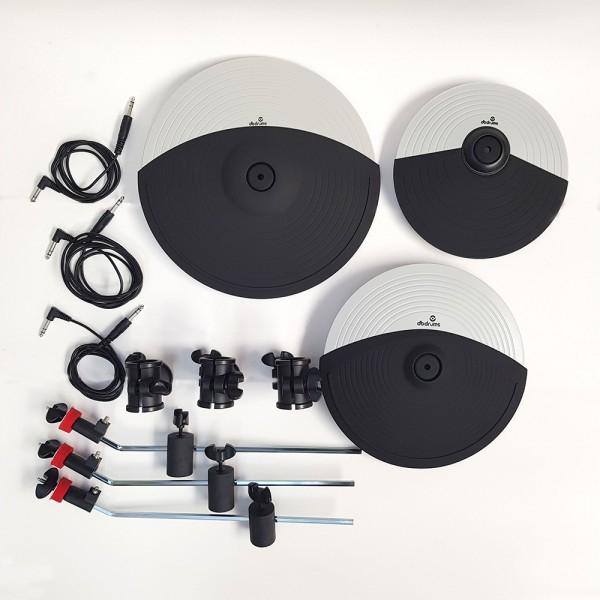 Combo Pad Plato 10 12 14 + Clamp + Miniboom + Cable — imagen 1