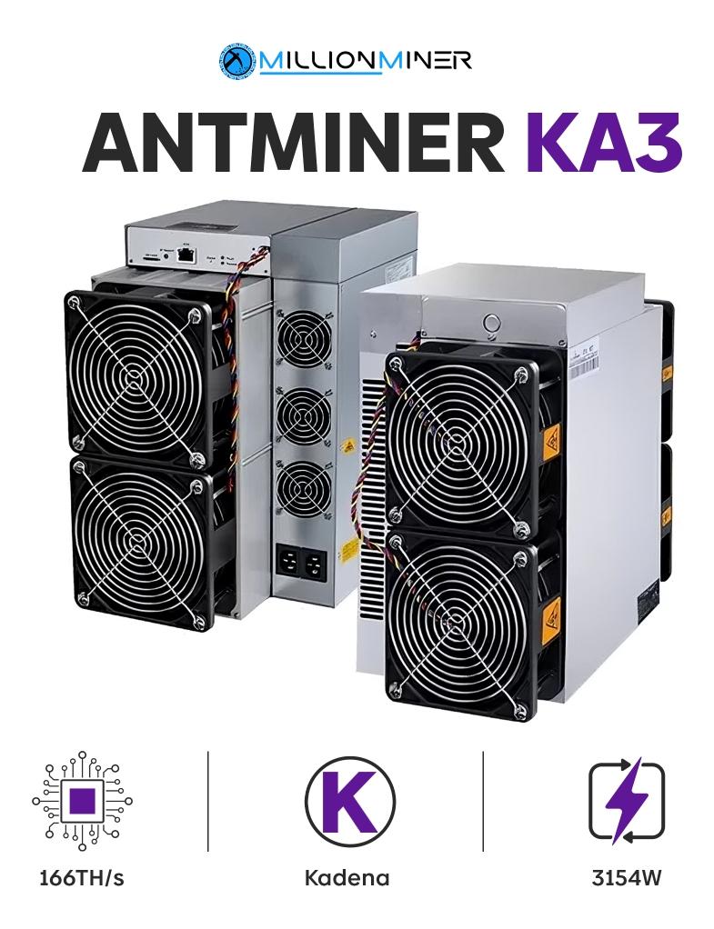 Antminer Ka3 , Asics, 166 Ths. La Mas Potente En Kda — imagen 1